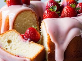 Strawberry Pound Cake